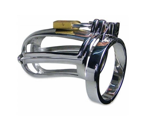Trap Stainless Steel Male Chastity Cage by BDStyle - Male Chastity
