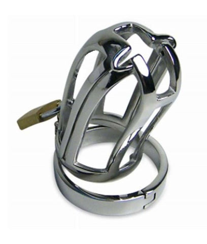 Trap Stainless Steel Male Chastity Cage by BDStyle - Male Chastity