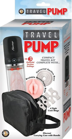 Clear Travel Genital Pump Kit by Nasstoys - Pumps, Extenders and Sleeves