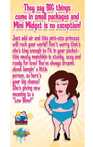 Mini Midget Travel Size Inflatable Love Doll by Pipedream - Love Dolls