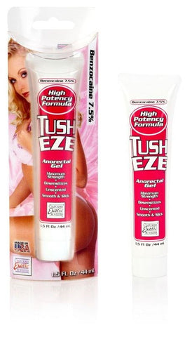 Tush Eze Anal Sex Gel by California Exotics - Delay and Excite Sprays