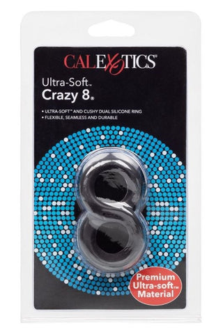 Alpha Ultra-Soft Crazy 8 Mens Cock Ring by Calexotics - Stretchy Cock Rings