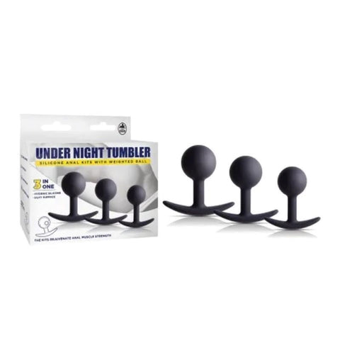 Under Night Tumbler Weighted Anal Trainer Kit - Butt Plugs