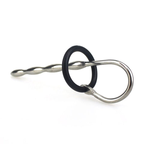 Undulating Pleasure Plug With Glans Ring by BDStyle - Penis Plugs
