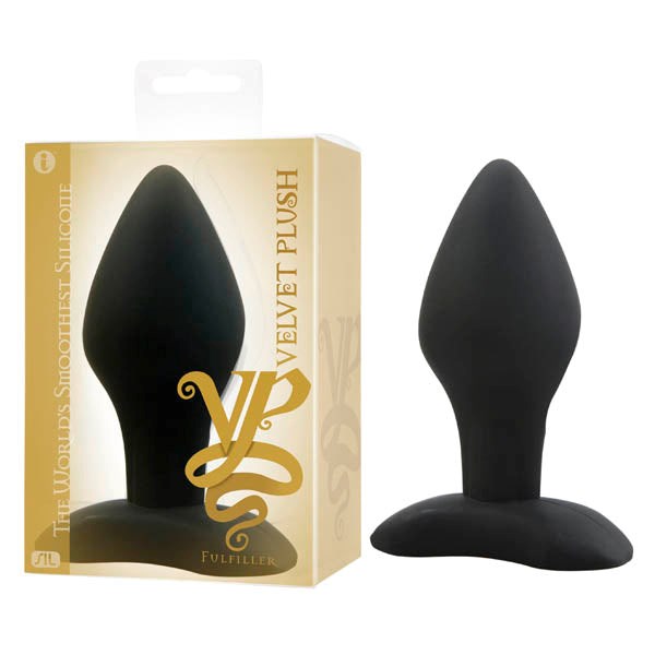 Velvet Plush Silicone Fulfiller - - Butt Plugs