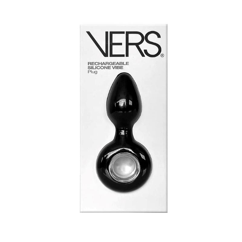 Vers Plug Vibe - Black Rechargeable - - Butt Plugs