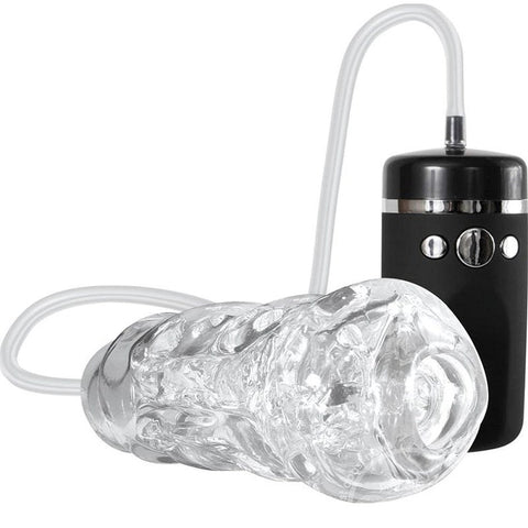 Vibrating & Sucking Pleasure Stroker by Adam & Eve - Masturbators and Strokers