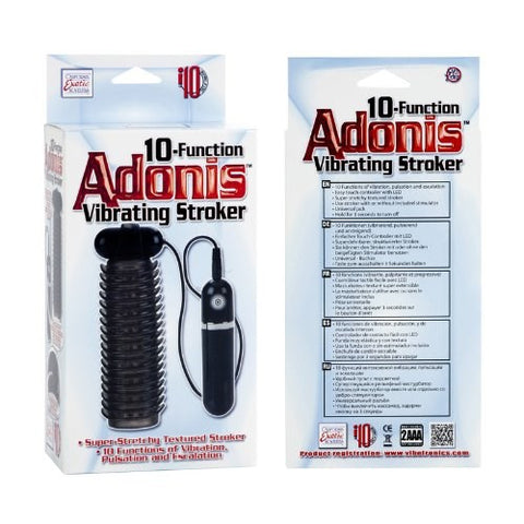 Vibrating Pleasure Realistic Mens Stroker by CalExotics - Masturbators and Strokers