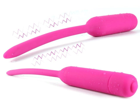 Vibrating Silicone Urethral Sound Small by BDStyle - Penis Plugs