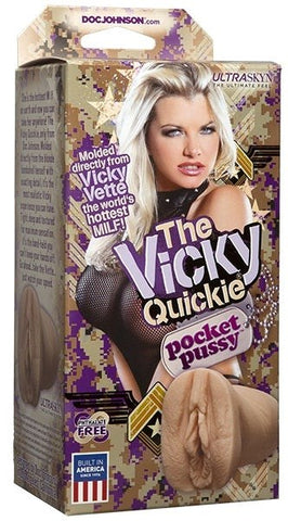 Vicky Vette Pocket Pussy Adult Toy by Doc Johnson - Masturbators and Strokers