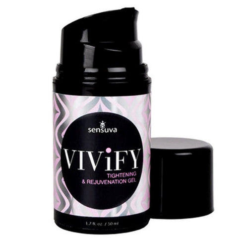 Vivify Tightening Vaginal Rejuvenation Cream by Sensuva On - Delay and Excite Sprays