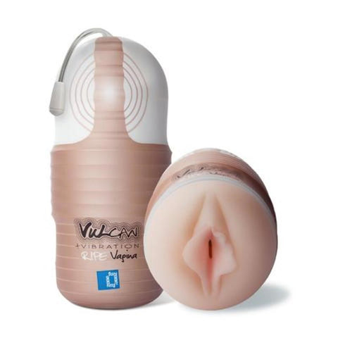 Vulcan Love Skin Masturbator Ripe Vagina + Vibe by Topco - Masturbators and Strokers