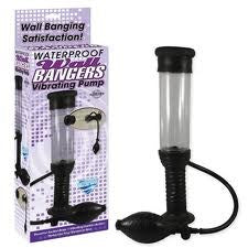 Waterproof Wall Bangers Vibrating Pump - - Pumps, Extenders and Sleeves