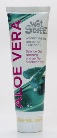 Wet Stuff Aloe Vera 90g Tube Water Based Lube by Gel Works - Water Based Lubes