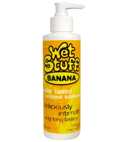 Wet Stuff Banana 100g Tube Water Based Lube by Gel Works - Water Based Lubes