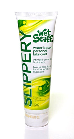 Wet Stuff Slippery Stuff 100g Tube Water Based Lube - Water Based Lubes