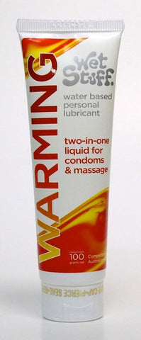 Wet Stuff Warming 100g Tube Water Based Lube by Gel Works - Water Based Lubes