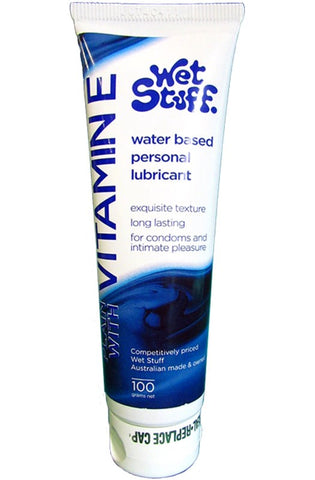 Wet Stuff Vitamin E 100g Tube Water Based Lube - Water Based Lubes