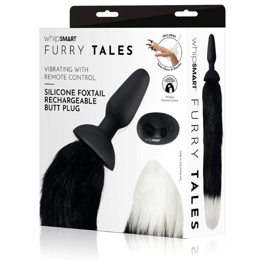 Luxurious Furry Tales Recharge Butt Plug - Remote-Controlled Pleasure