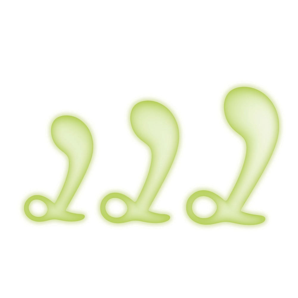 WhipSmart Glow In Dark 3pc Prostate Training Kit - - Prostate Toys