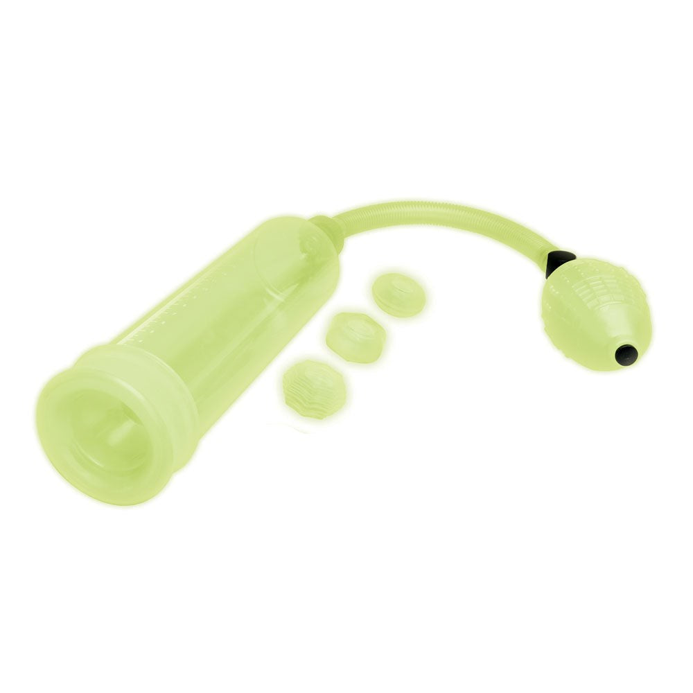 WhipSmart Glow In Dark Penis Pump - - Pumps, Extenders and Sleeves