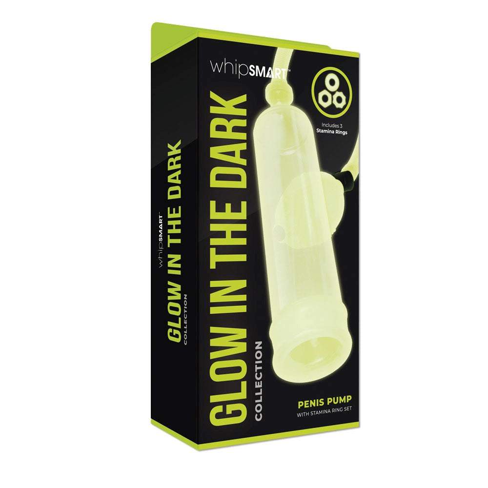 WhipSmart Glow In Dark Penis Pump - - Pumps, Extenders and Sleeves