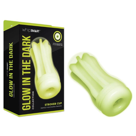 WhipSmart Glow In Dark Stroker Cup - - Masturbators and Strokers