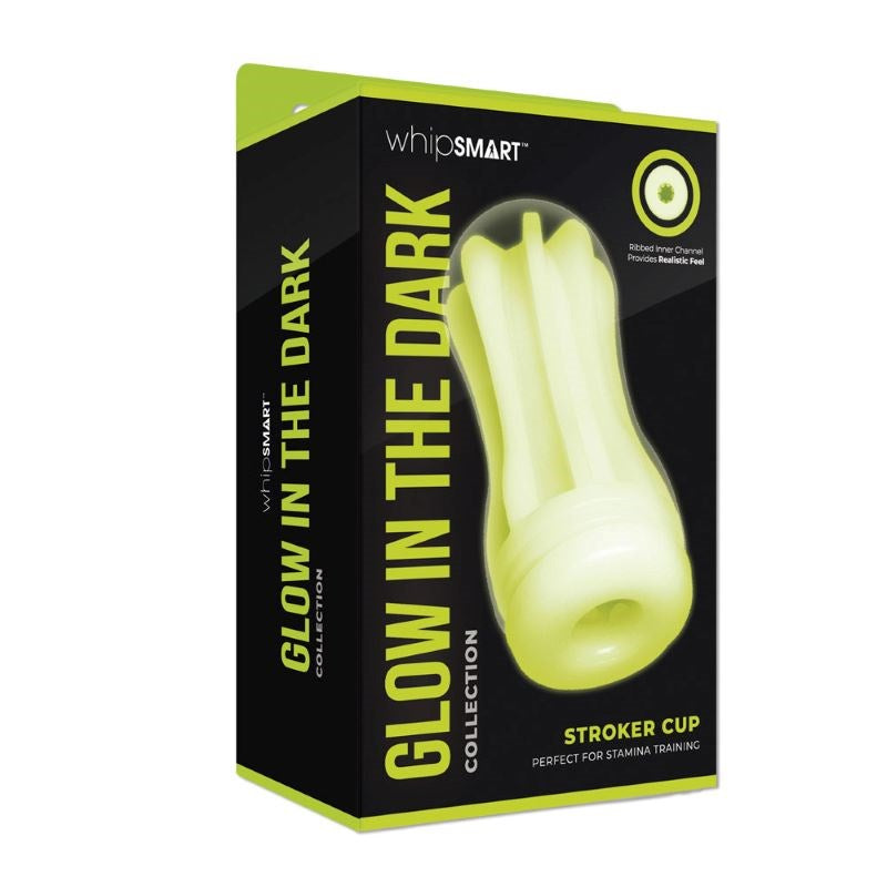 WhipSmart Glow In Dark Stroker Cup - - Masturbators and Strokers