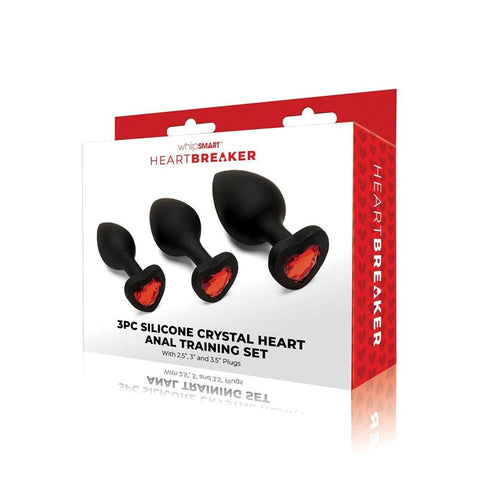 Whipsmart Heartbreaker 3 Piece Anal Trainer Set - Butt Plugs