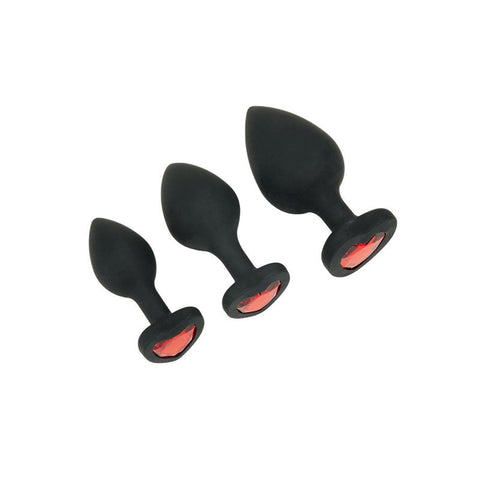 Whipsmart Heartbreaker 3 Piece Anal Trainer Set - Butt Plugs