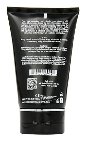Wicked Creme Masturbation Cream for Men Tube - Silicone Based Lubes