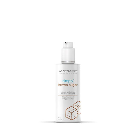 Wicked Simply Aqua Brown Sugar by Wicked Sensual Care - Water Based Lubes