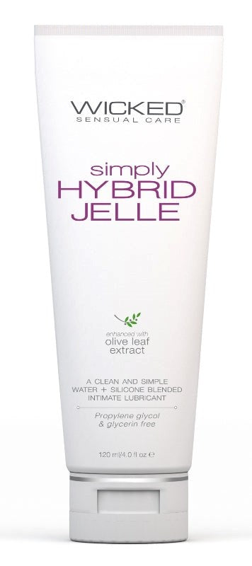 Wicked Simply Hybrid Jelle 120ml - - Water Based Lubes