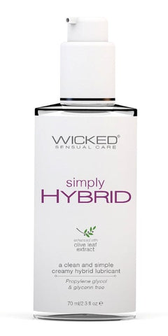 SIMPLY HYBRID Unscented Lube by Wicked Sensual Care - Lubricants and Lotions