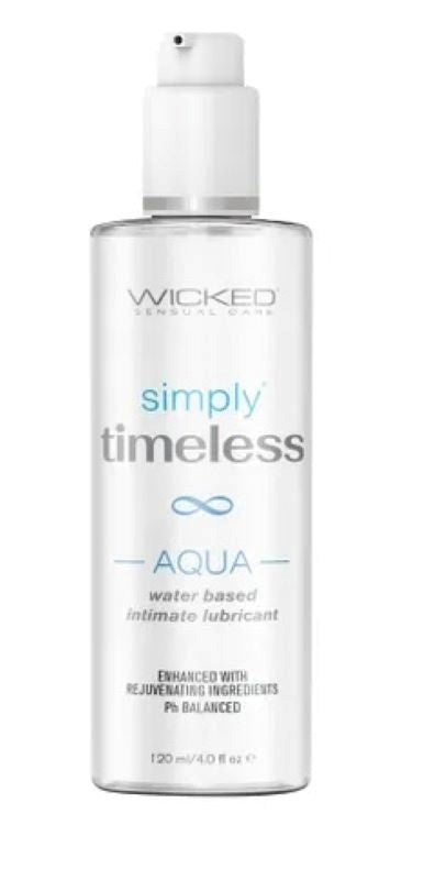 Wicked Simply Timeless Aqua 120ml - Default Title - Water Based Lubes