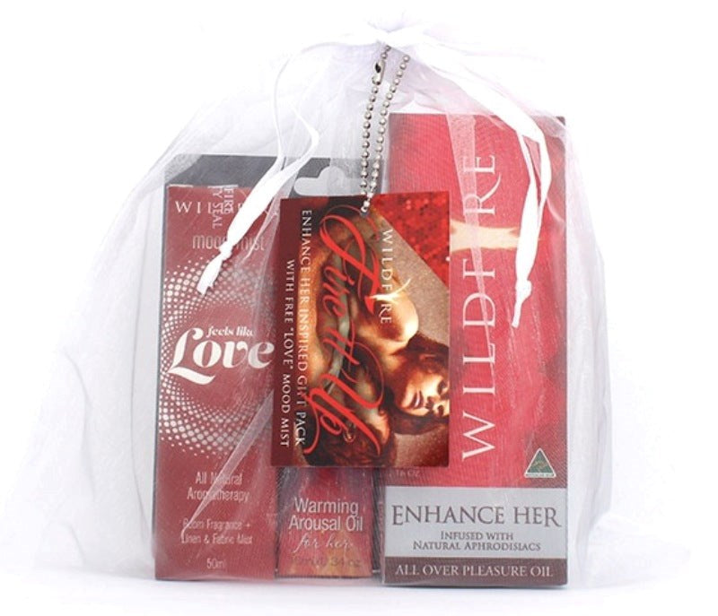 Wildfire Fire it Up Enhance Her Gift Pack - - Delay and Excite Sprays