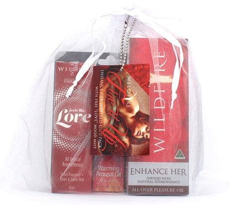 Fire it Up Enhance Her Gift Pack by Wildfire International - Delay and Excite Sprays