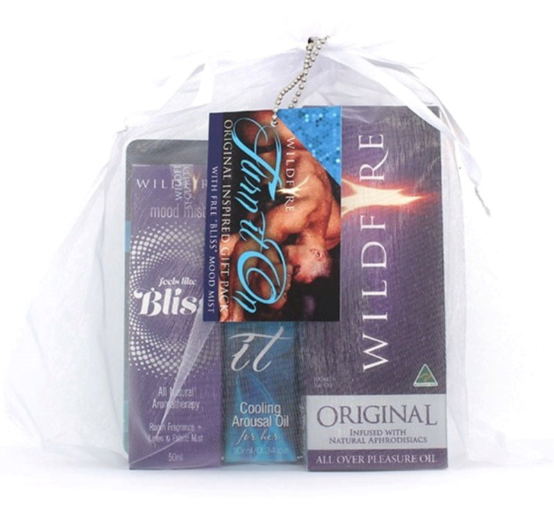 Wildfire Turn it On Black Gift Pack - - Delay and Excite Sprays