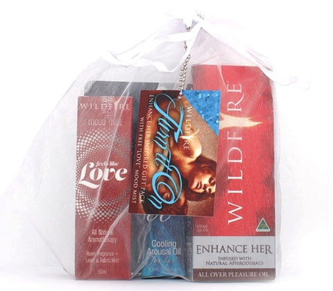 Turn it On Enhance Her Gift Pack by Wildfire International - Delay and Excite Sprays