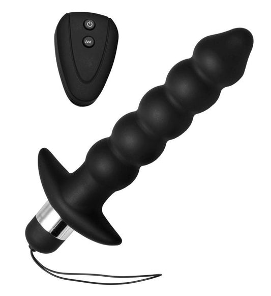 Sensual Silicone Vibrating Anal Beads - 10 Thrilling Modes