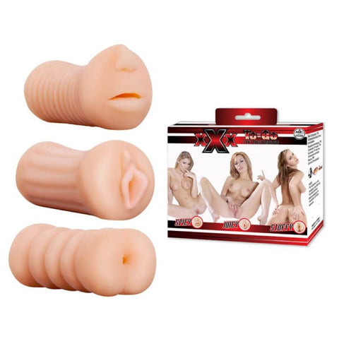 XXX To Go Stroker Set by NANMA Corporation - Masturbators and Strokers