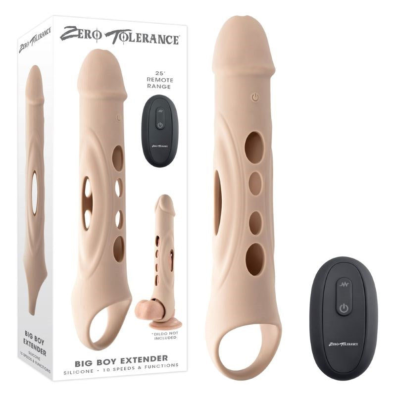 Zero Tolerance Big Boy Extender - Light - - Pumps, Extenders and Sleeves