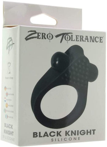 Mens Zero Tolerance Black Knight Cock Ring - Vibrating Cock Rings