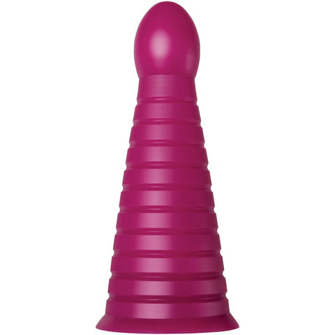 Zero Tolerance Everest Giant Butt Plug Burgundy by Evolved - Butt Plugs