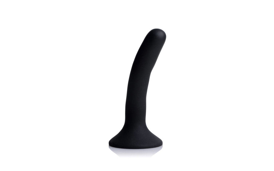 XR Brands Strap-U Black Silicone Strap-On Dildo Small - Non-Realistic Dildos