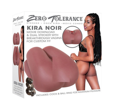 Zero Tolerance Kira Noir Dual Stroker Vagina & Ass - Masturbators and Strokers