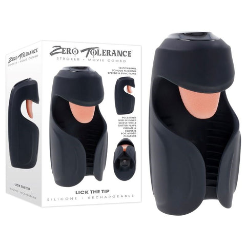 Lick The Tip Vibrating Male Stroker by Evolved - Masturbators and Strokers