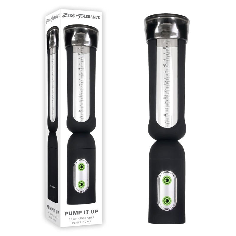 Zero Tolerance Pump It Up Rechargeable Penis Pump - - Pumps, Extenders and Sleeves