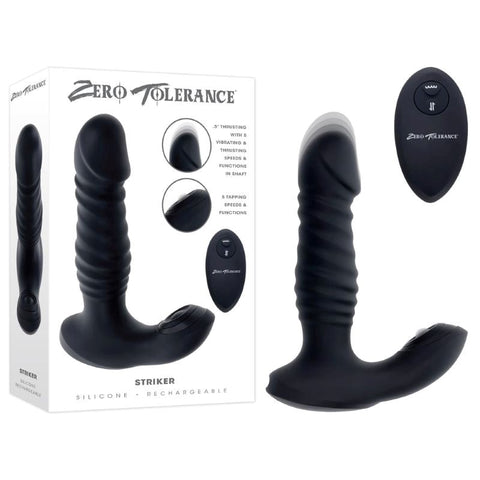 Zero Tolerance Striker Thrusting Anal Vibrator by Evolved - Prostate Toys