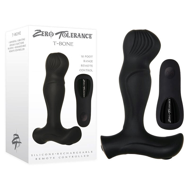 Zero Tolerance T-Bone - Black - - Prostate Toys